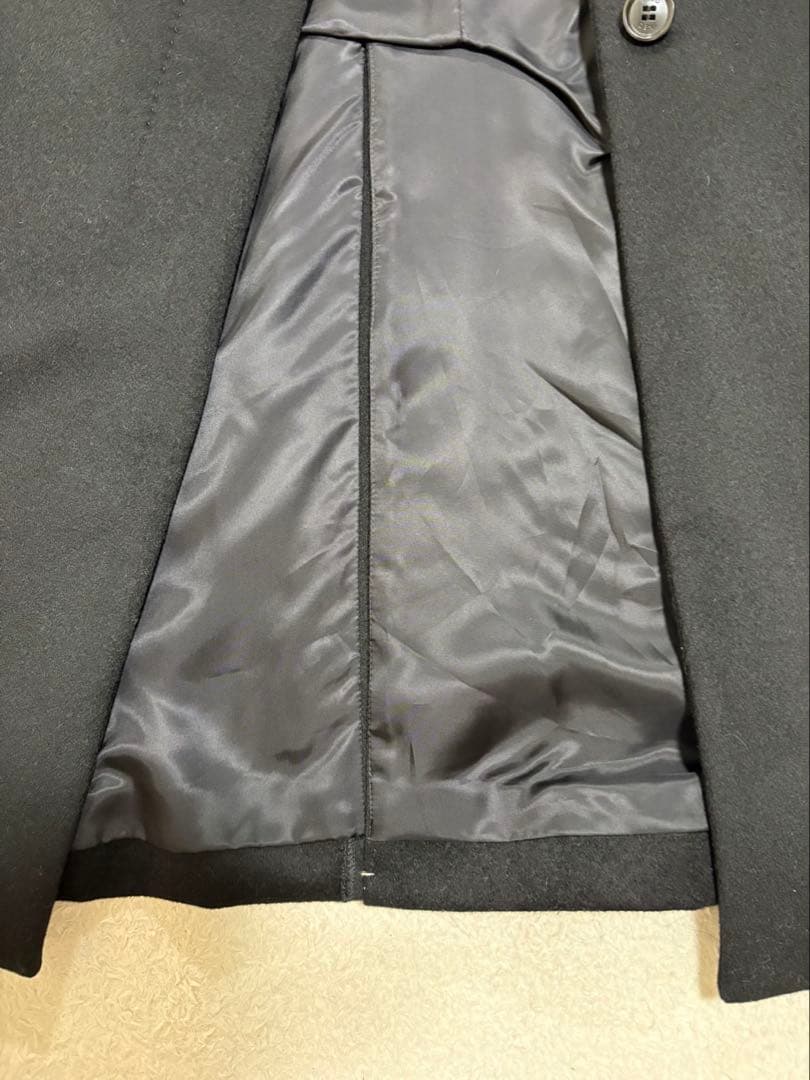 新品未使用タグ付 INED カシミヤ100% ロングコート ブラック 9号