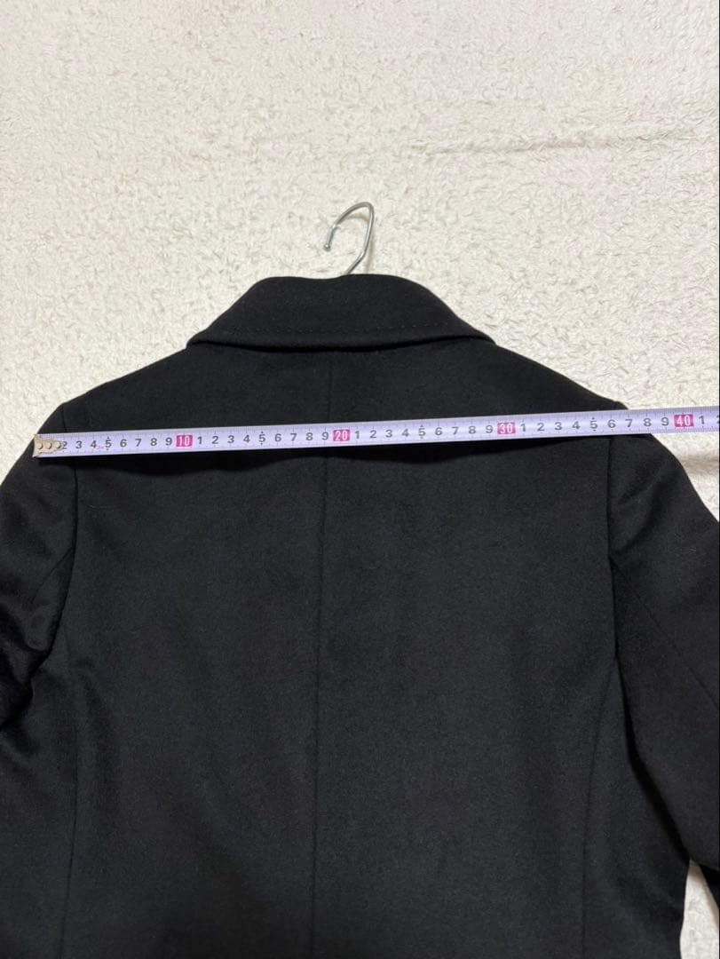 新品未使用タグ付 INED カシミヤ100% ロングコート ブラック 9号