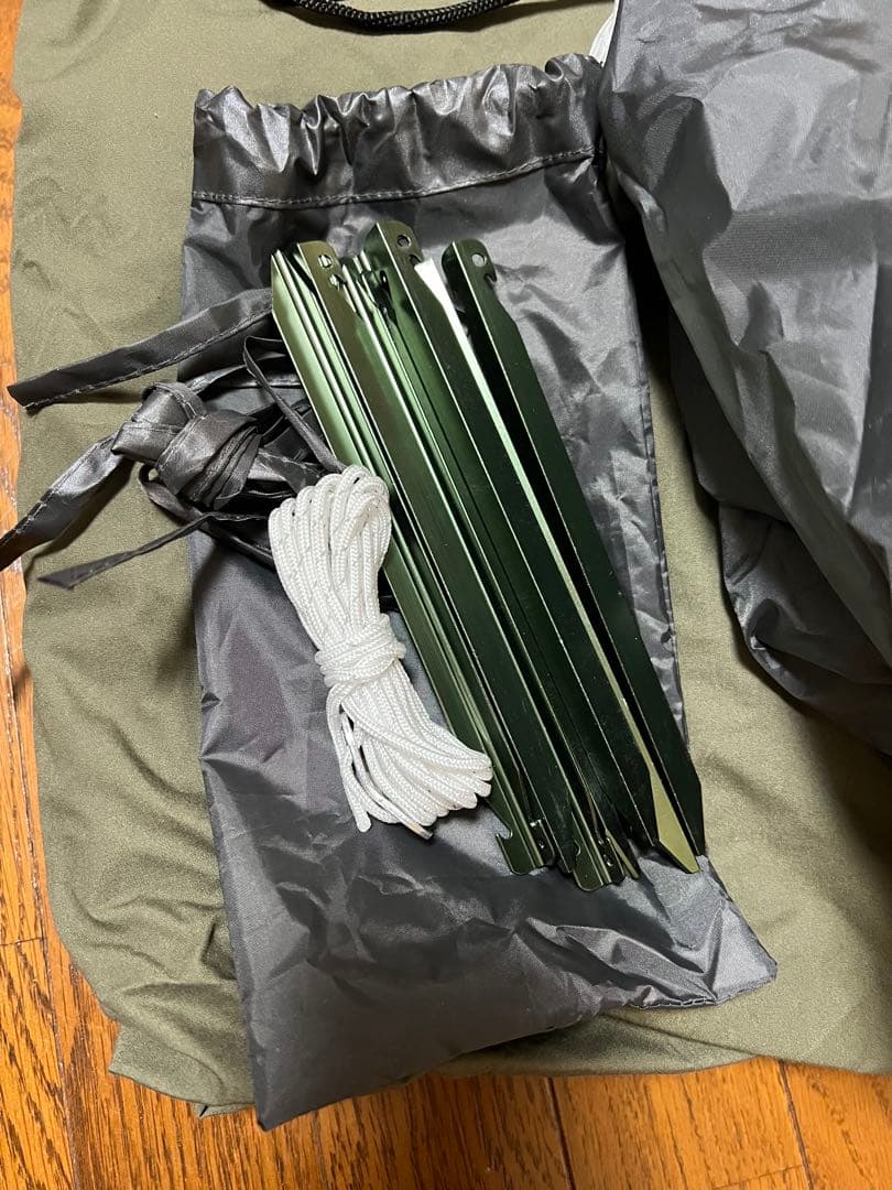 BUNDOK Solo Tipi 1 BDK-75TC カーキ　二股付き