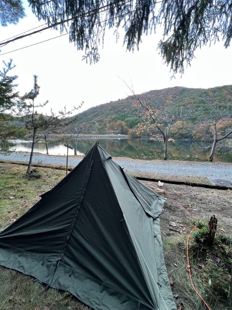 BUNDOK Solo Tipi 1 BDK-75TC カーキ　二股付き