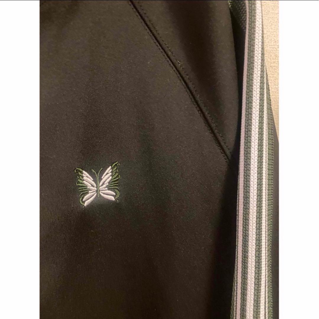 【並行輸入品？】Needles トラックジャケット L ブラック グリーン