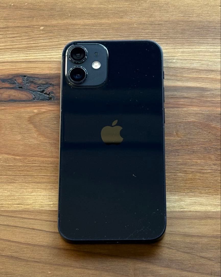 iPhone12 mini 128GB 黒 SIMフリー 動作OKレンズ小傷