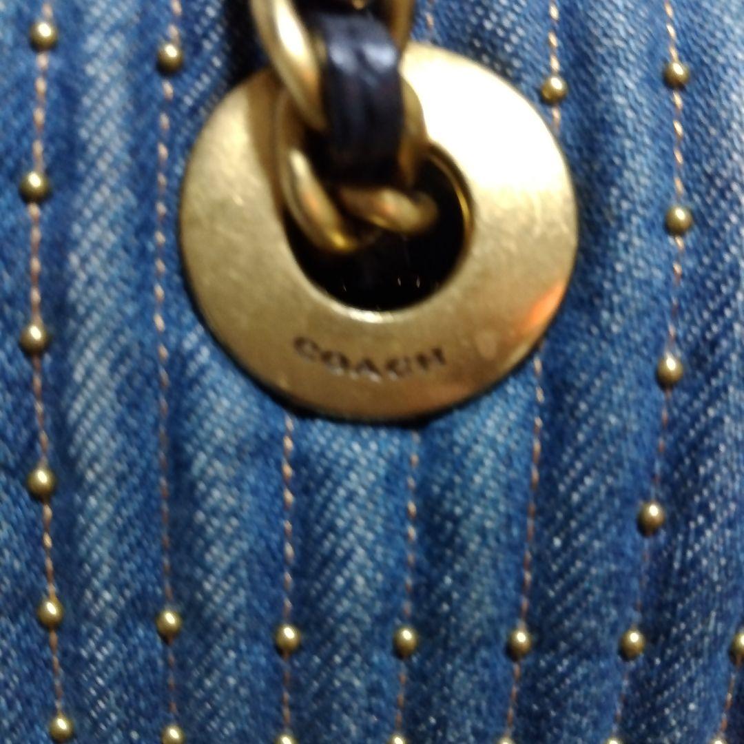 COACH パーカー ショルダーバッグ キルティング ティローズ 日本限定