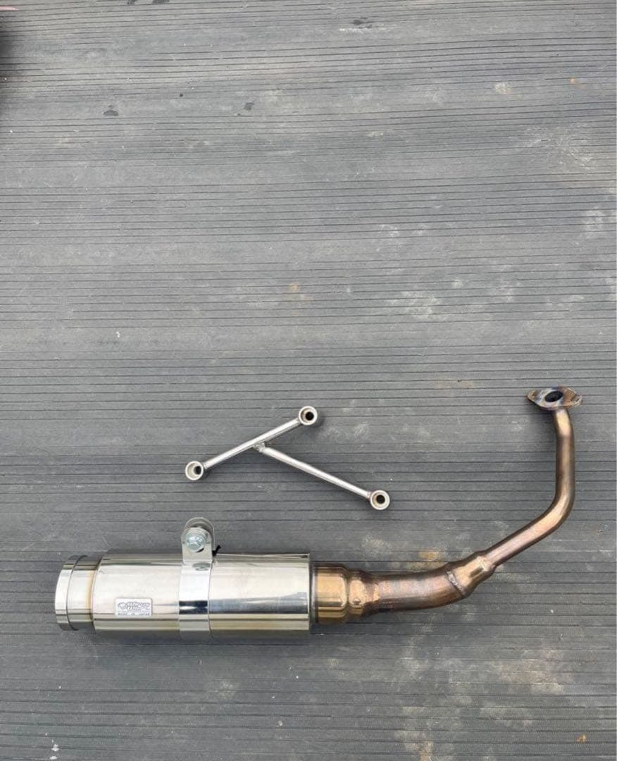 【af68 af62】ウィルズウィン バズーカタイプ ステンレスマフラー