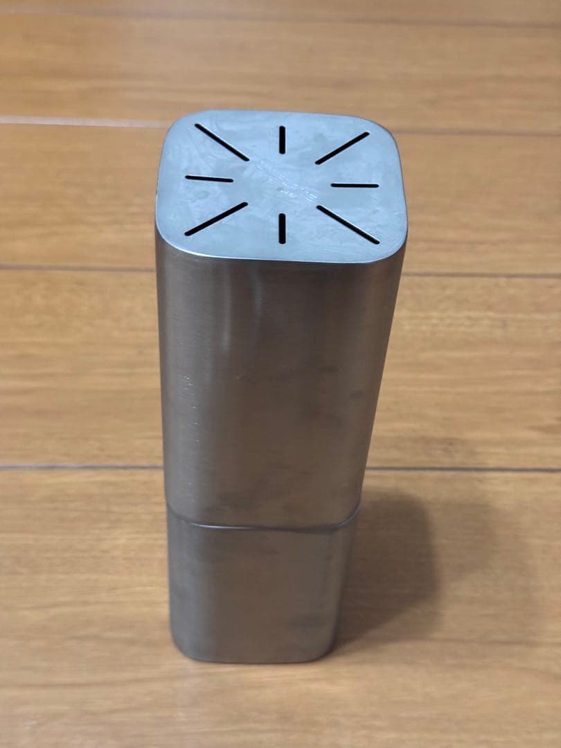 ユニフレーム　カトラリー　ケースセット　４人分廃盤品　四角ケース　スクエアケース