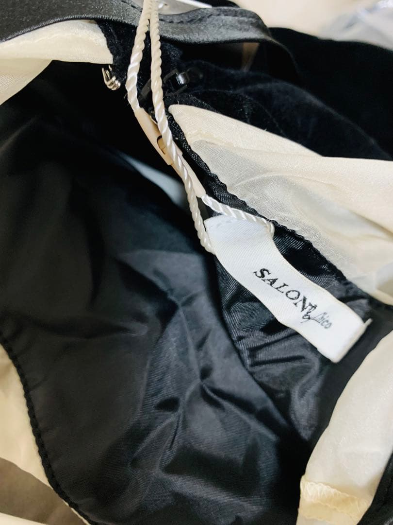 Chico 【SALON by Chico限定】配色シースルータイトロングドレス