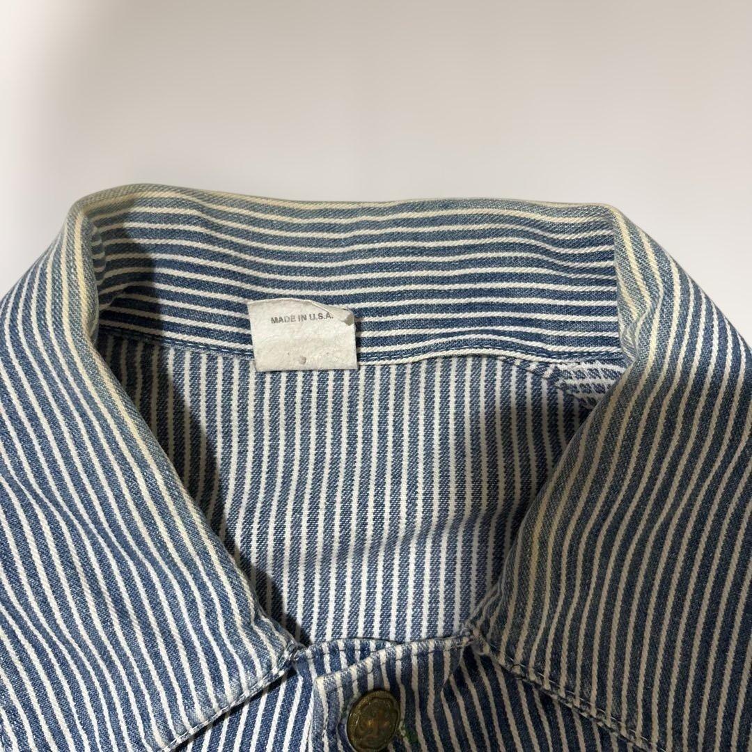 80s〜 OSHKOSH オシュコシュ ヒッコリー　カバーオール　usa製