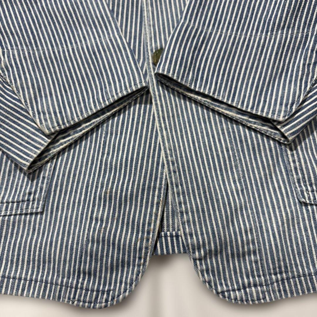 80s〜 OSHKOSH オシュコシュ ヒッコリー　カバーオール　usa製