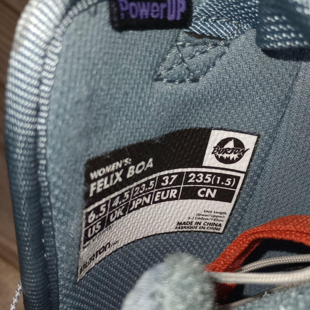 美品　BURTON　スノーボードブーツ　 23.5cm　レディース