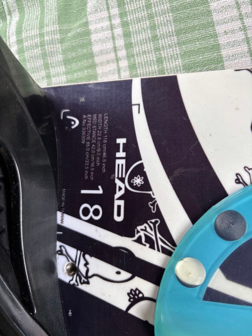 HEAD スノーボード 118cm K2ビンディングセット　中古　子供