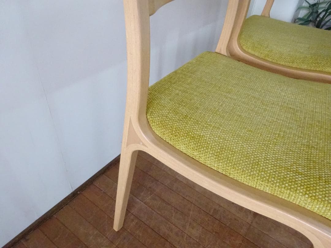 akiko　富士ファニチャー　Calm/カーム　軽量　曲げ木　2脚セット