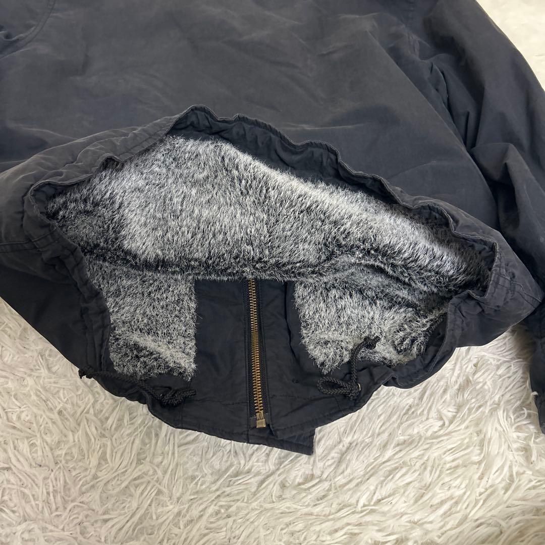 【美品】希少デザイン　アルファ N-1 Deck デッキ ジャケット 黒 L