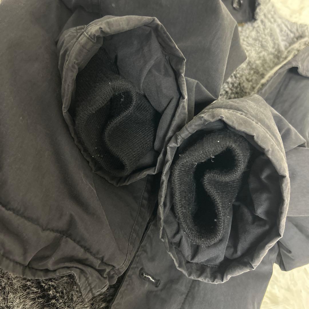 【美品】希少デザイン　アルファ N-1 Deck デッキ ジャケット 黒 L