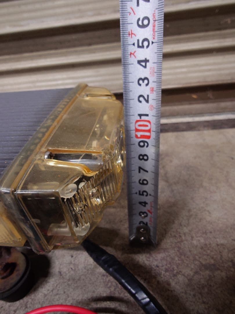 パトランプ 作業灯 パトライト LED ライトバー エマージェンシー オレンジ光