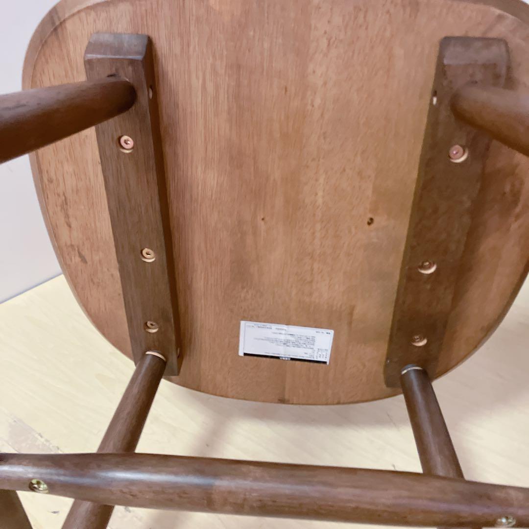天然木　ウィンザーチェア　2脚セット　ダイニングチェア　北欧　アームレスチェア
