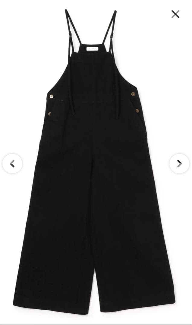 サロペット ワイドレッグ