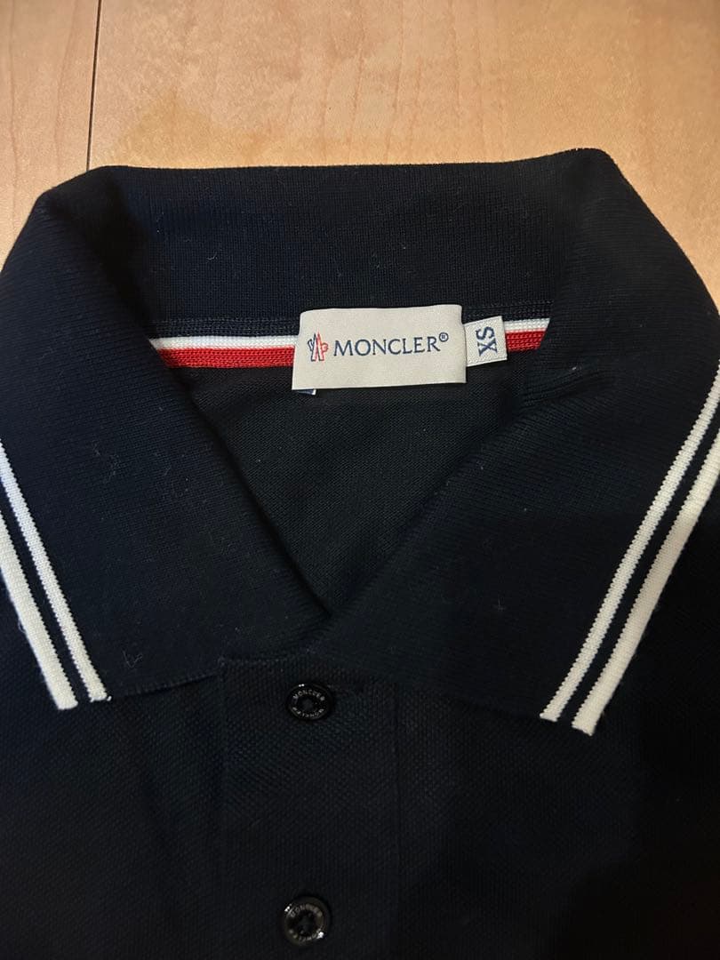 あーのるど　ネイビー ストライプ襟 ポロシャツ