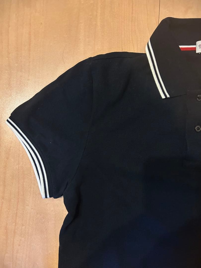 あーのるど　ネイビー ストライプ襟 ポロシャツ