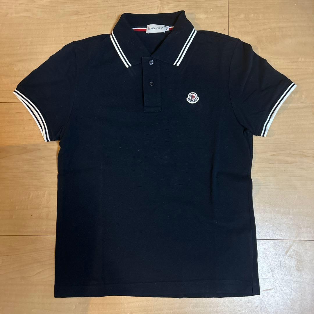 あーのるど　ネイビー ストライプ襟 ポロシャツ