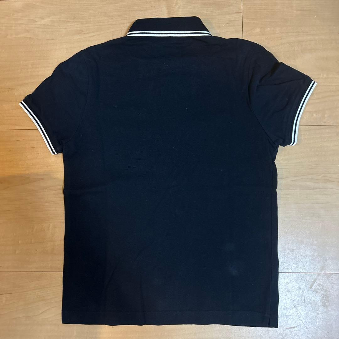 あーのるど　ネイビー ストライプ襟 ポロシャツ