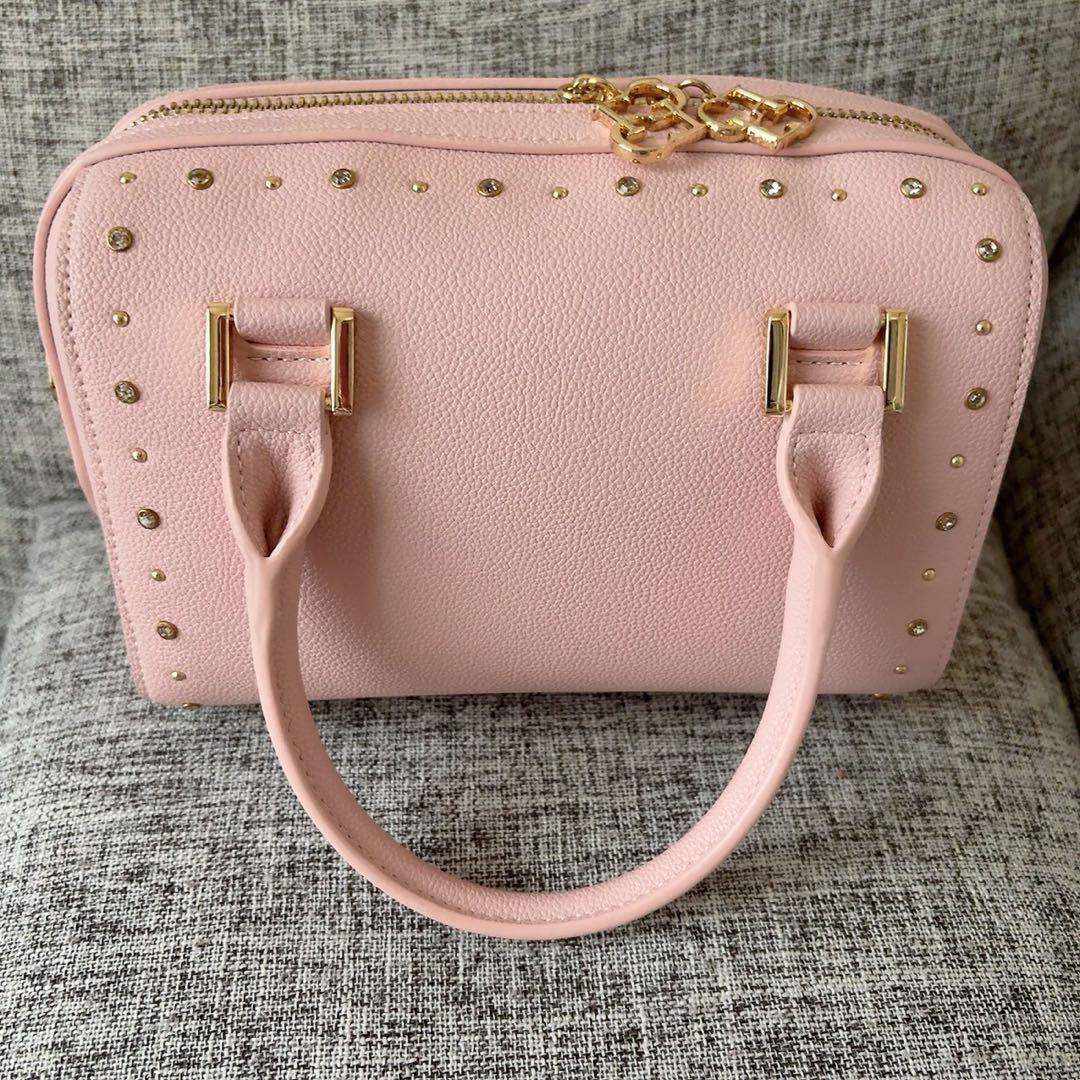 美品　【リュタン】ビジュースタッズボストンバッグ