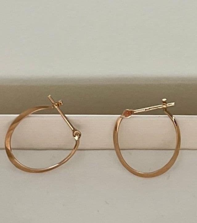 じ*こ様 K10ゴールド フープピアス