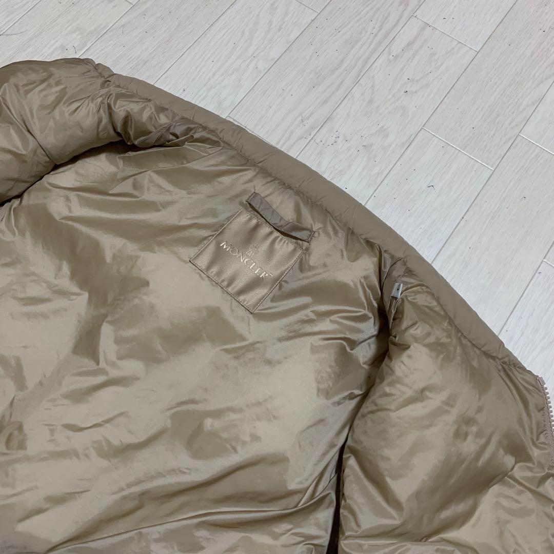極美品⭐️DRUZY 2024 MONCLER ベージュ ダウンベスト4D166