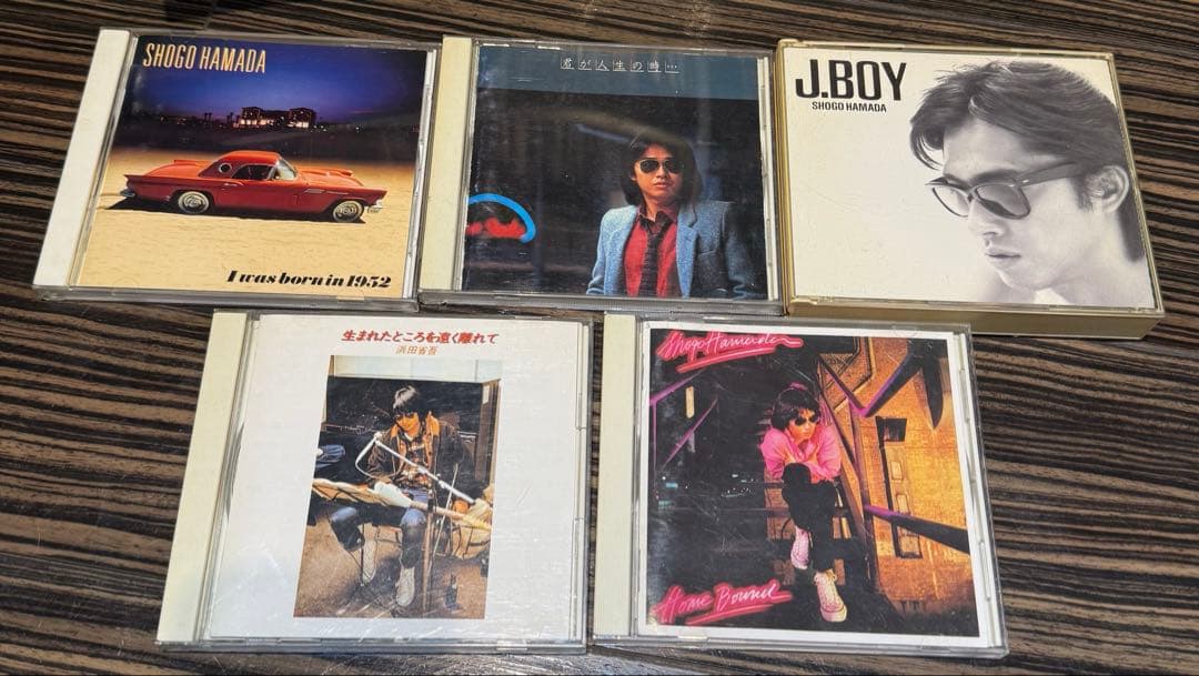 浜田省吾 旧規格CDアルバム5枚セット J BOY/ Bound他
