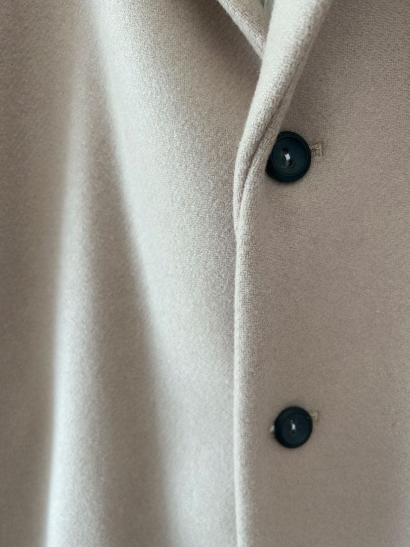 suzuki takayuki スズキタカユキ　ベージュ チェスターコート