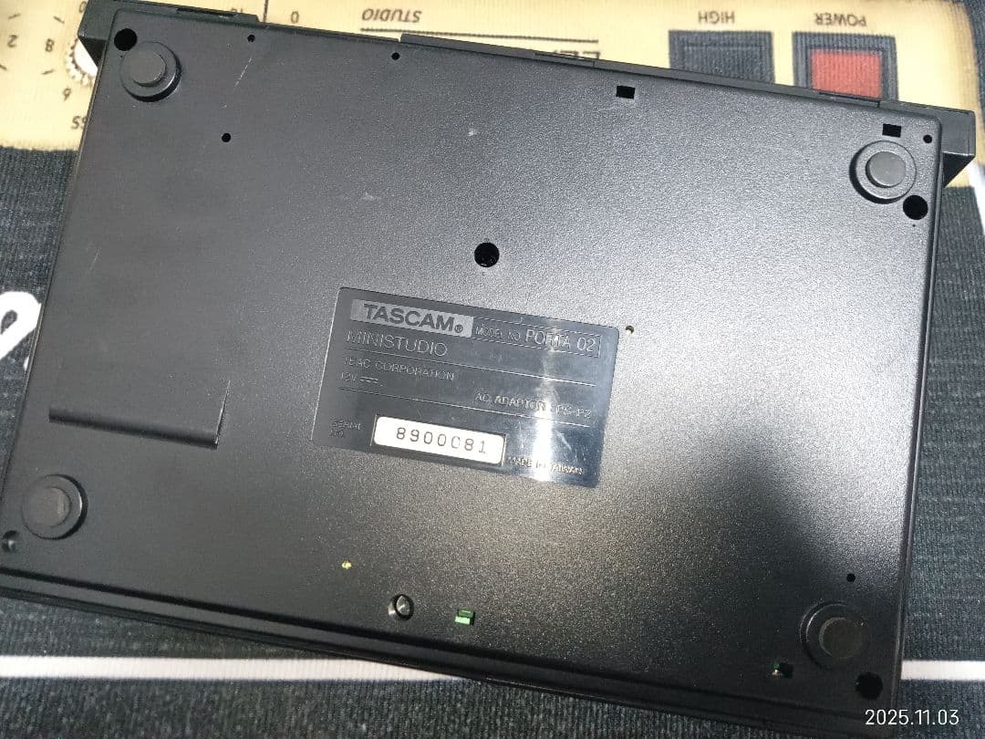 TASCAM PORTA 02 MK2 マルチトラックレコーダー　カセット