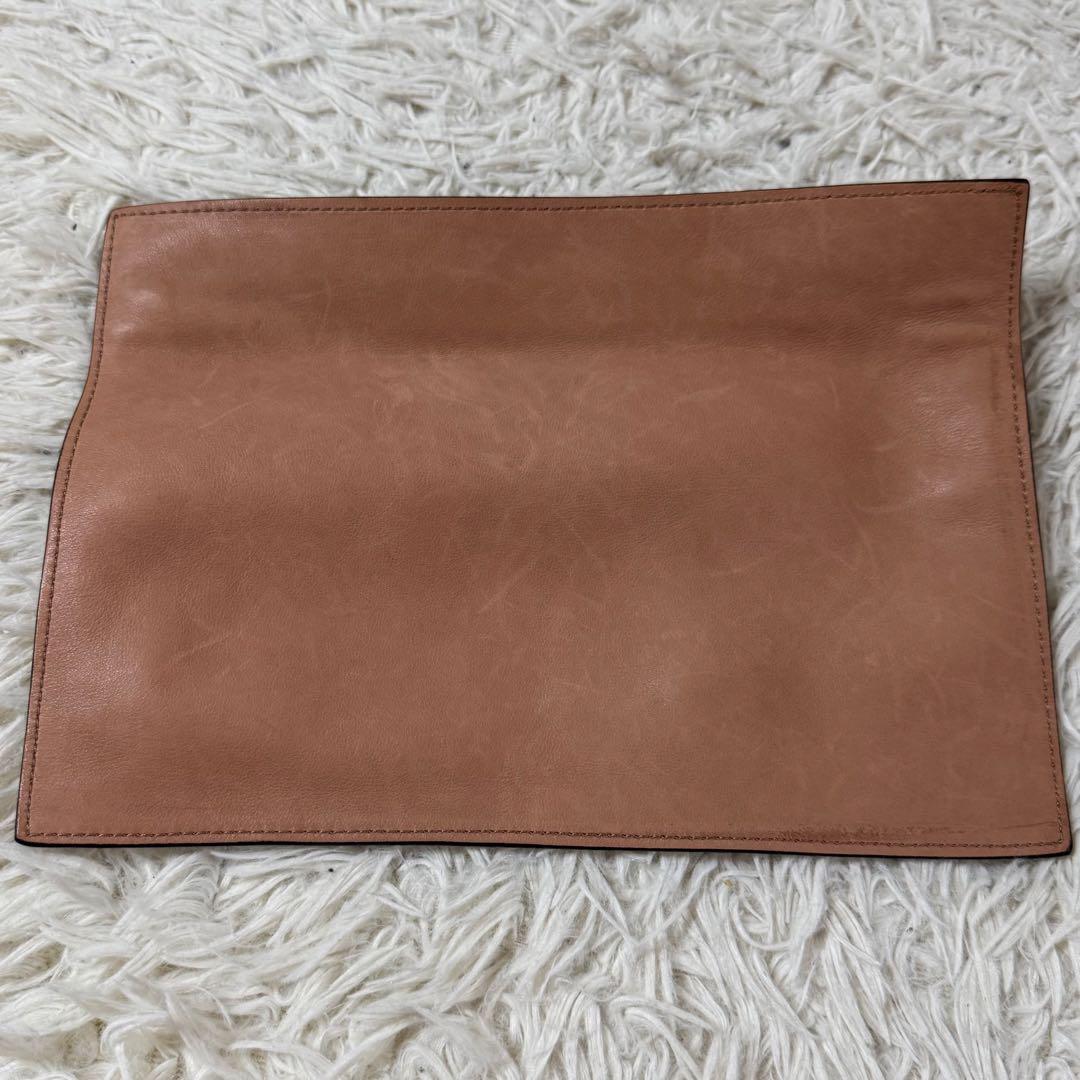 マルニ　バイカラー　ホーボー　レザー　ショルダー　バッグ　ポーチ付　ブラウン