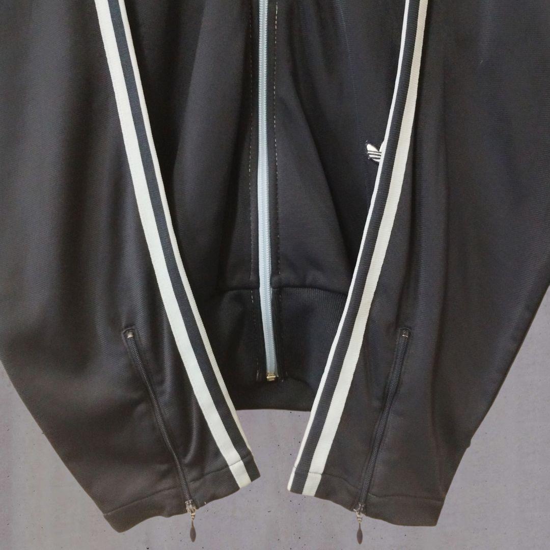 00s adidas トラックジャケット XL 濃紺 曲がりポケット あのちゃん