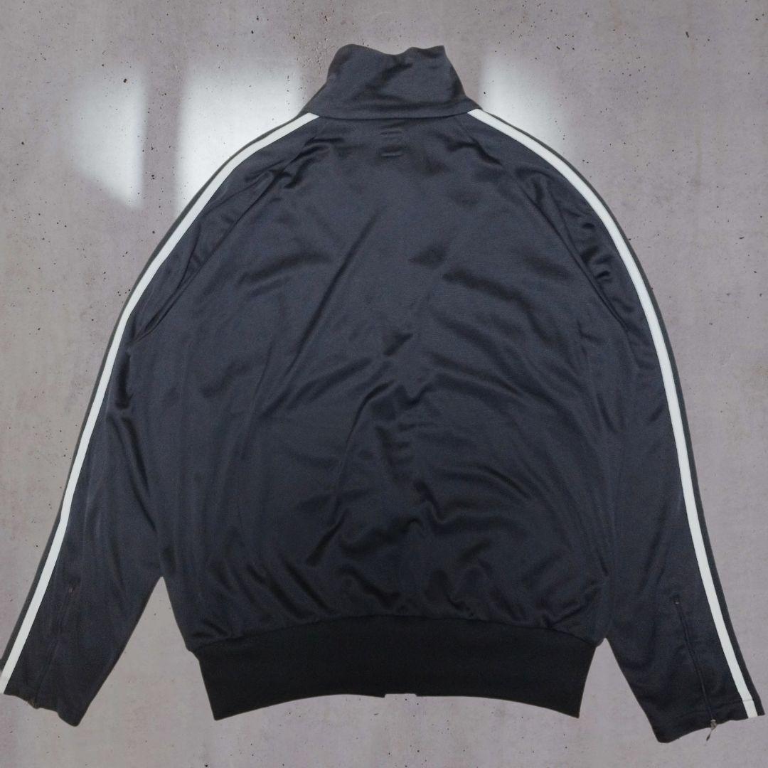 00s adidas トラックジャケット XL 濃紺 曲がりポケット あのちゃん