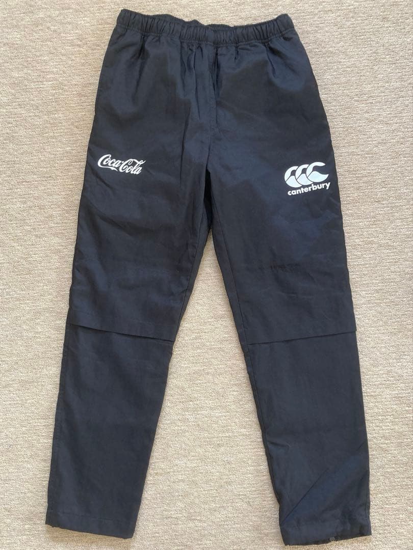 Canterbury ブラック ウォームアップパンツ Mサイズ　コカコーラ