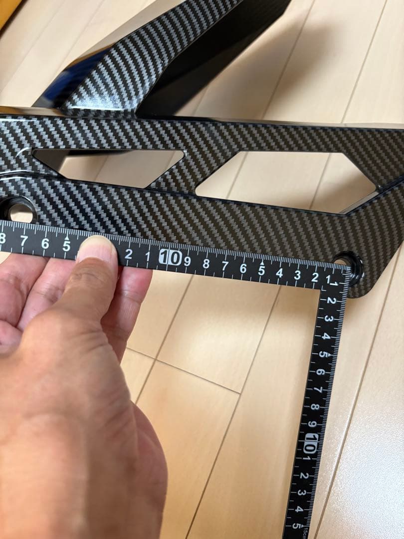 カーボン調リアフェンダー(ZX4RRに取付)