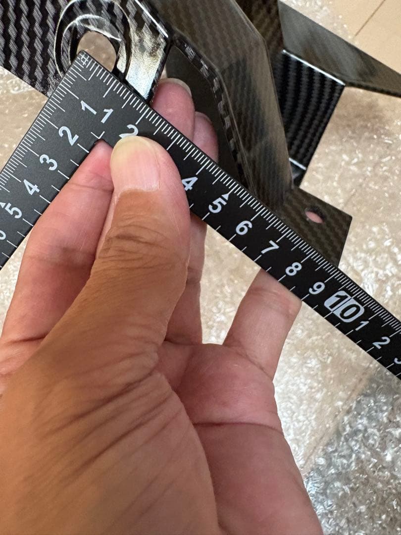 カーボン調リアフェンダー(ZX4RRに取付)