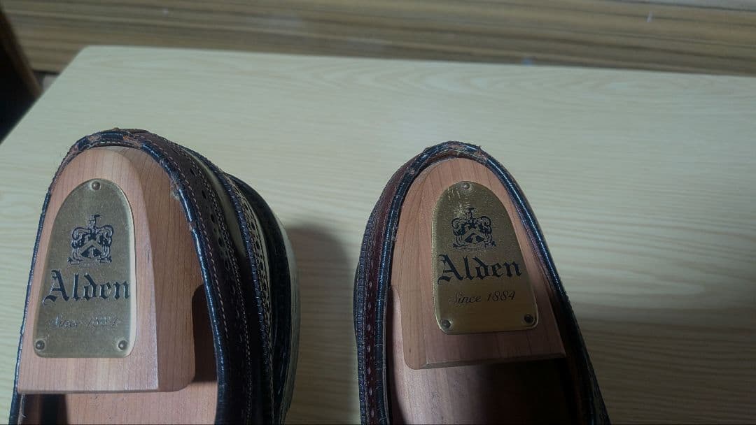 フローシャイム　ヴィンテージ　コードバンウイングチップ　74年製