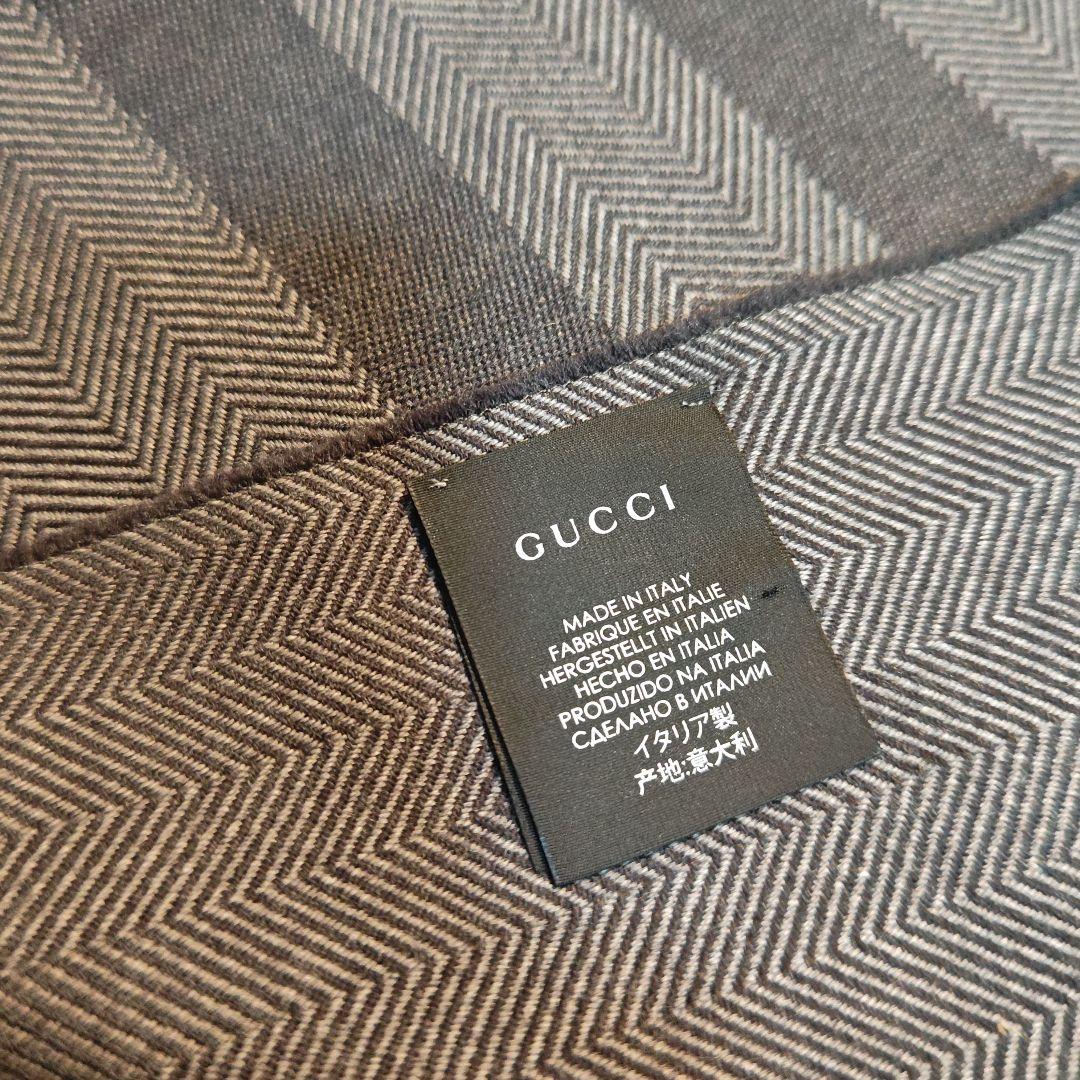 ❤新品箱袋付き❤GUCCI マフラー ストール ショール❤グレー❤