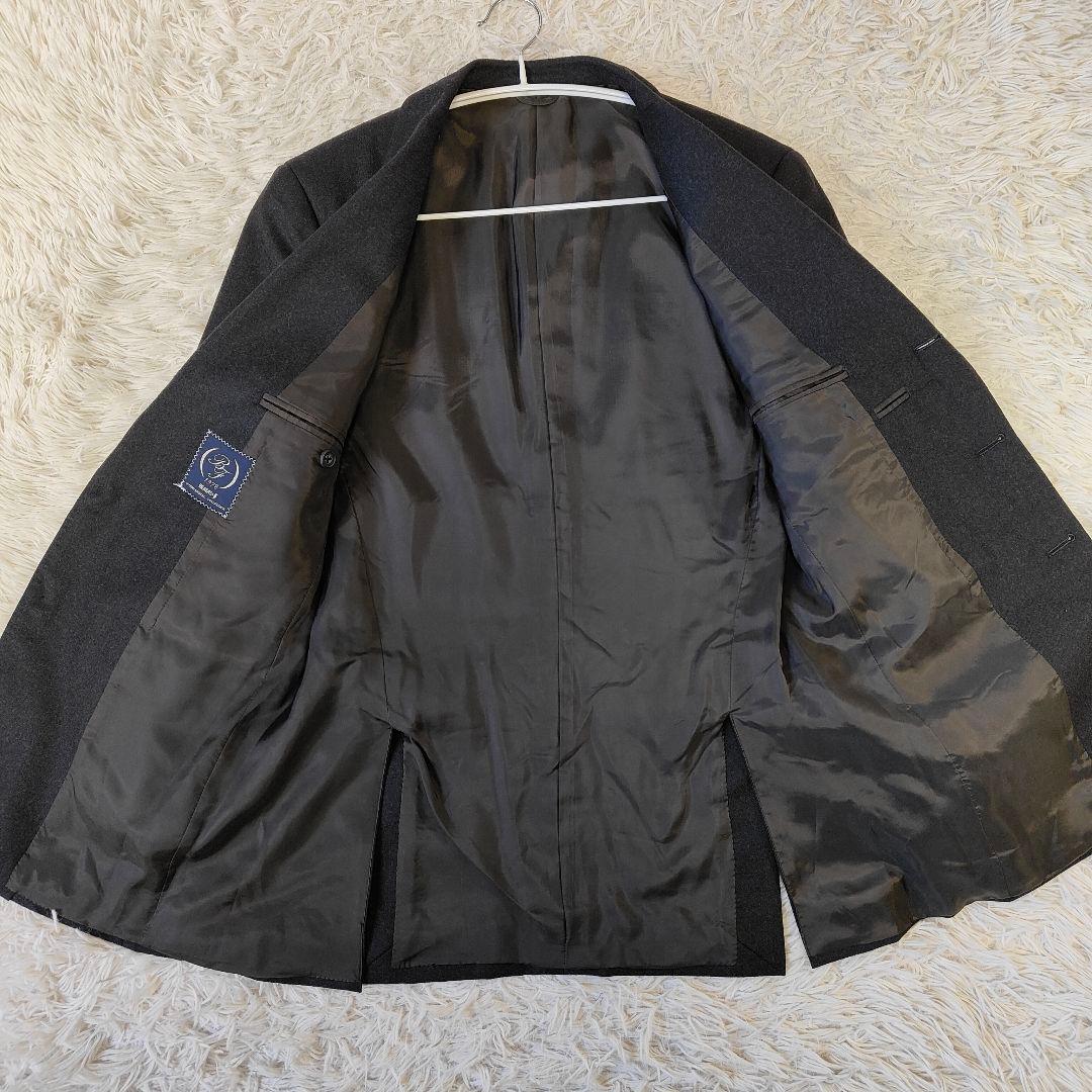 ビームスF リングヂャケット製 ウール スーツ 日本製 グレー