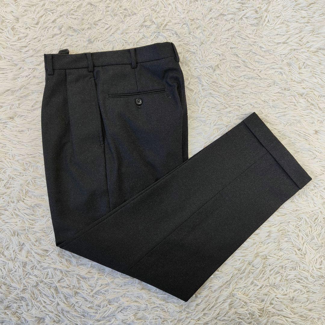 ビームスF リングヂャケット製 ウール スーツ 日本製 グレー