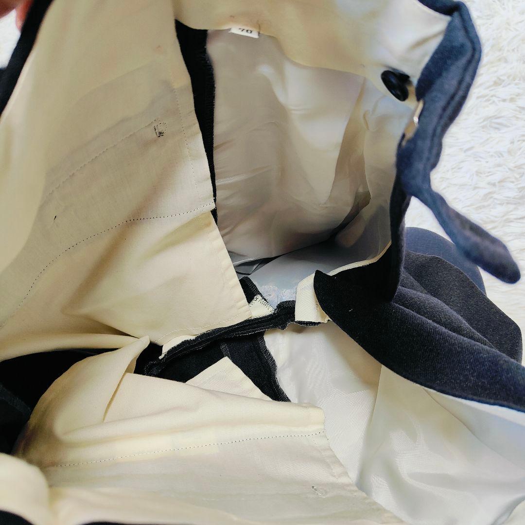 ビームスF リングヂャケット製 ウール スーツ 日本製 グレー