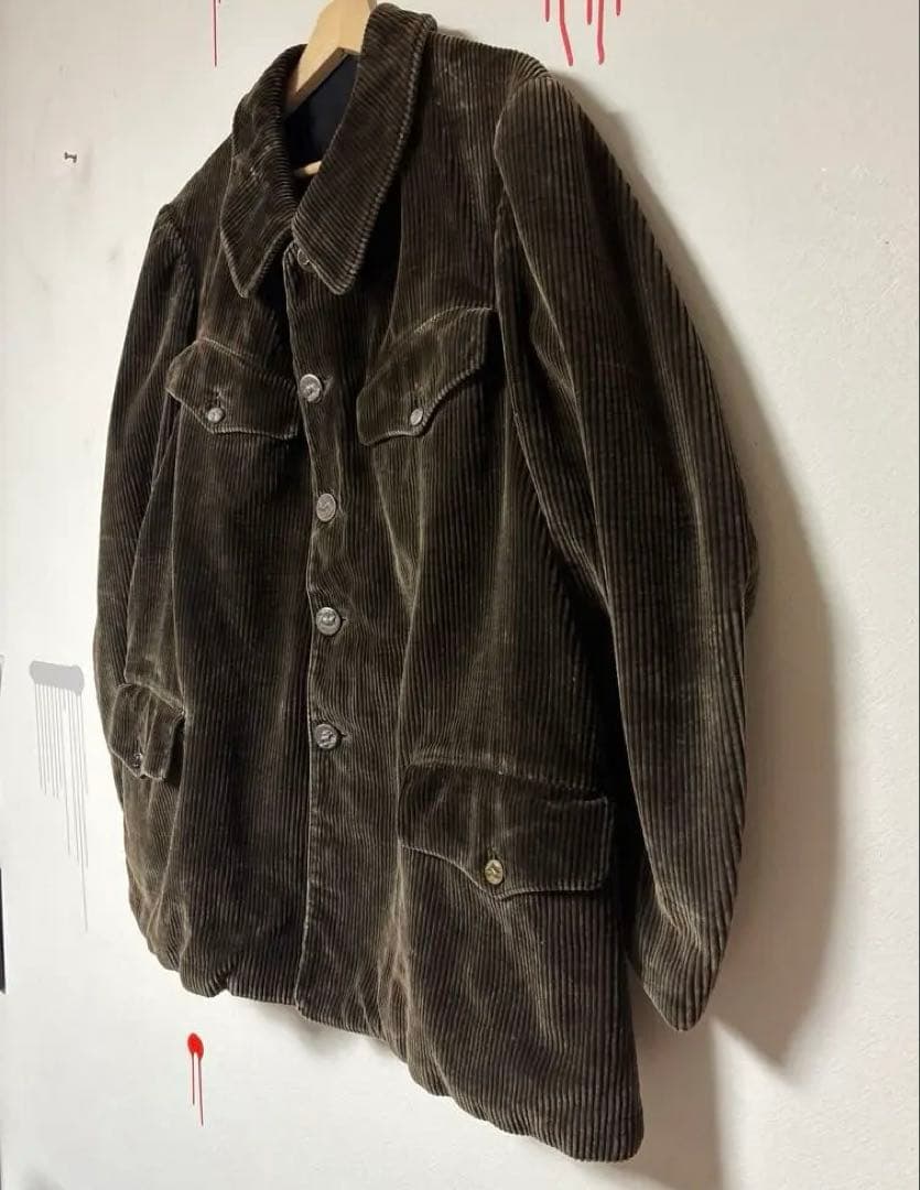 激レア30s ハンティングジャケット フランス コーデュロイ