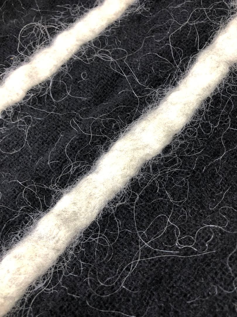 yohji yamamoto ストライプ ウール ストール マフラー