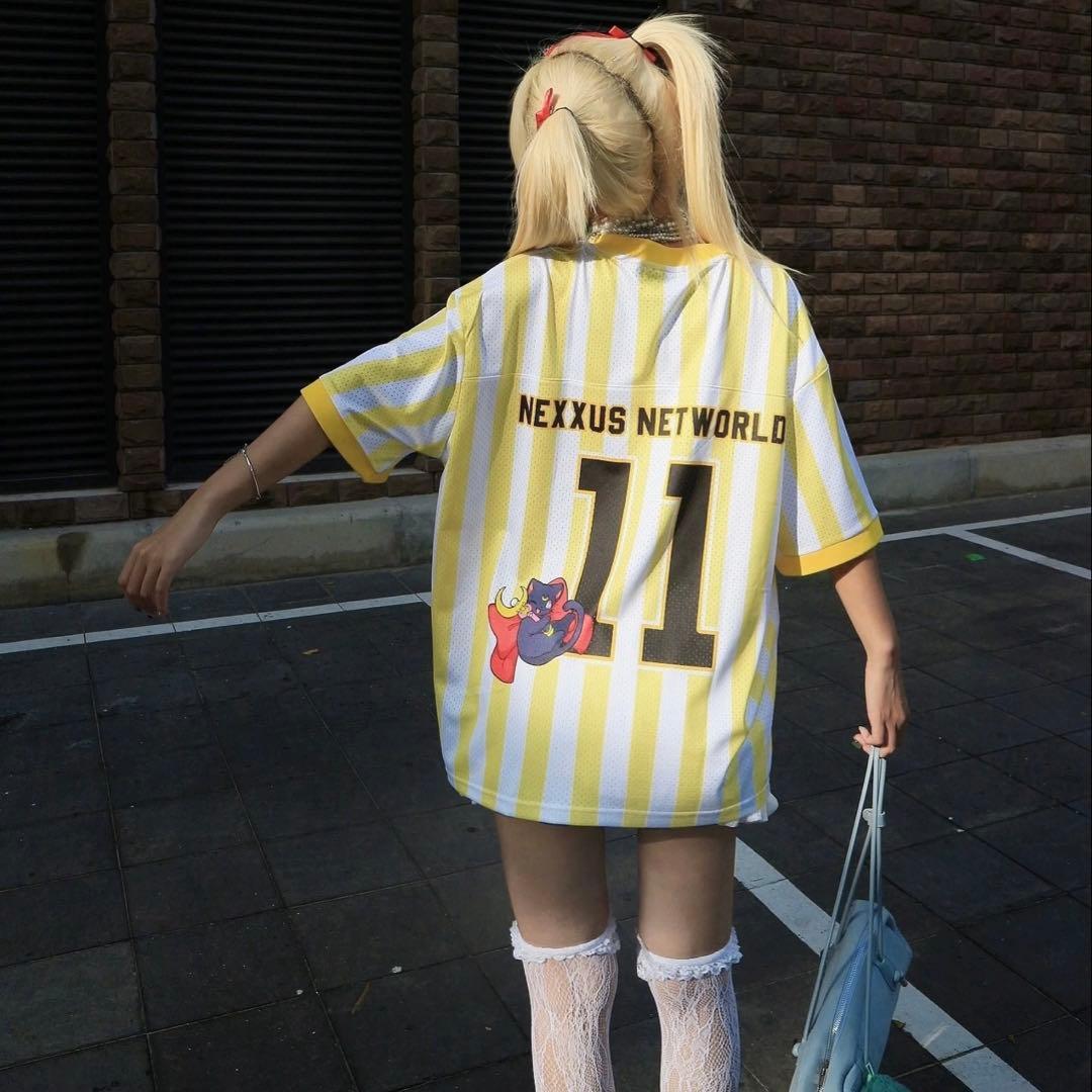 セーラームーン 月野うさぎ アニメゲームシャツ サッカーシャツフットボールシャツ