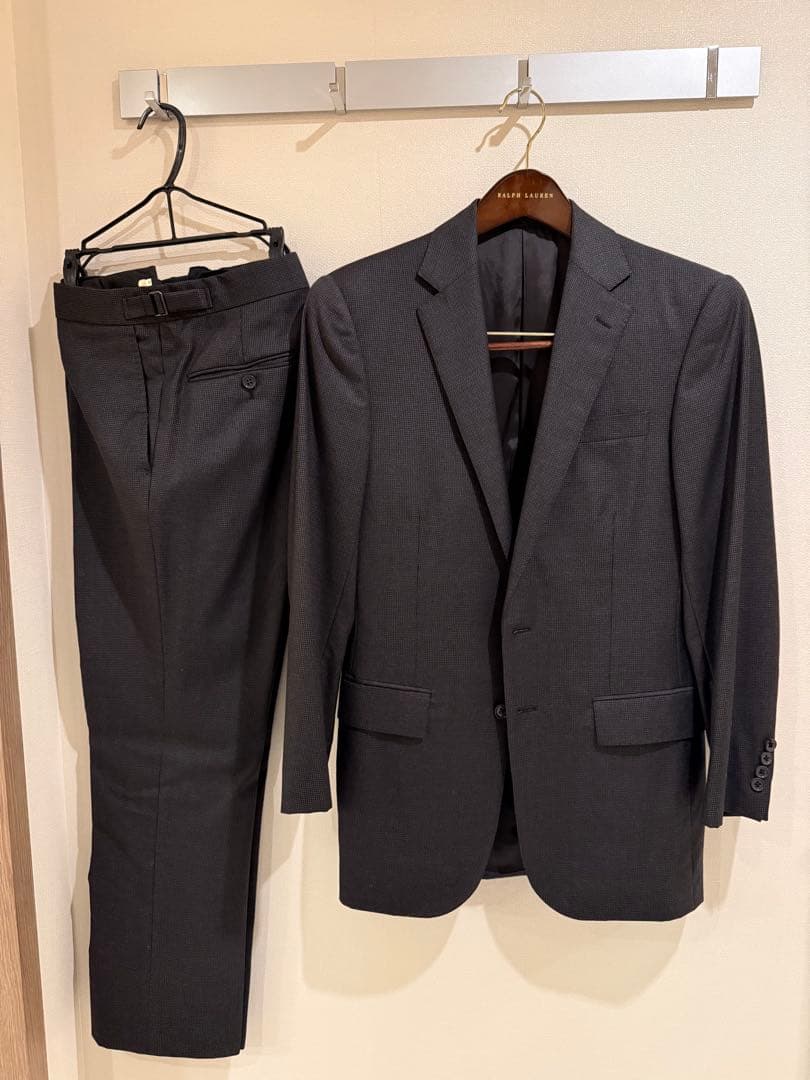 最高級ブラックレーベル！美品 イタリア製 RALPH LAURENウール100%