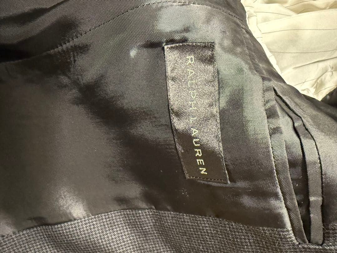 最高級ブラックレーベル！美品 イタリア製 RALPH LAURENウール100%