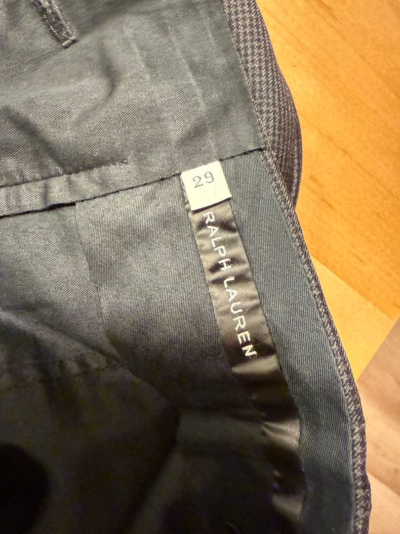 最高級ブラックレーベル！美品 イタリア製 RALPH LAURENウール100%