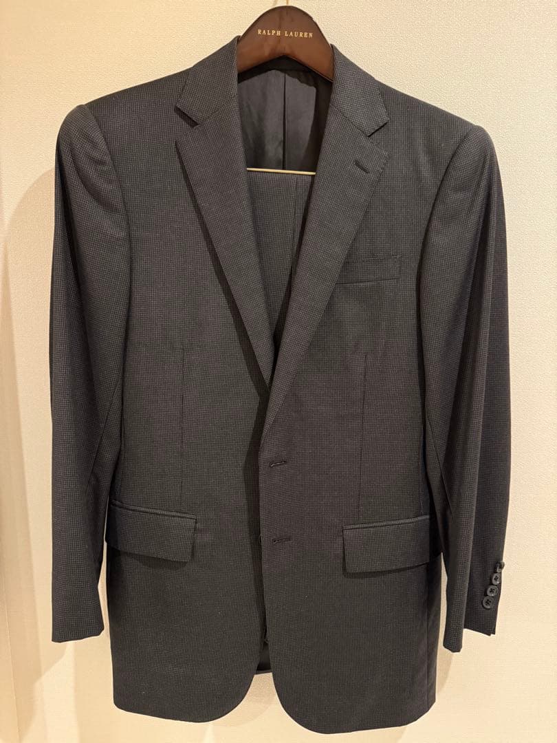 最高級ブラックレーベル！美品 イタリア製 RALPH LAURENウール100%