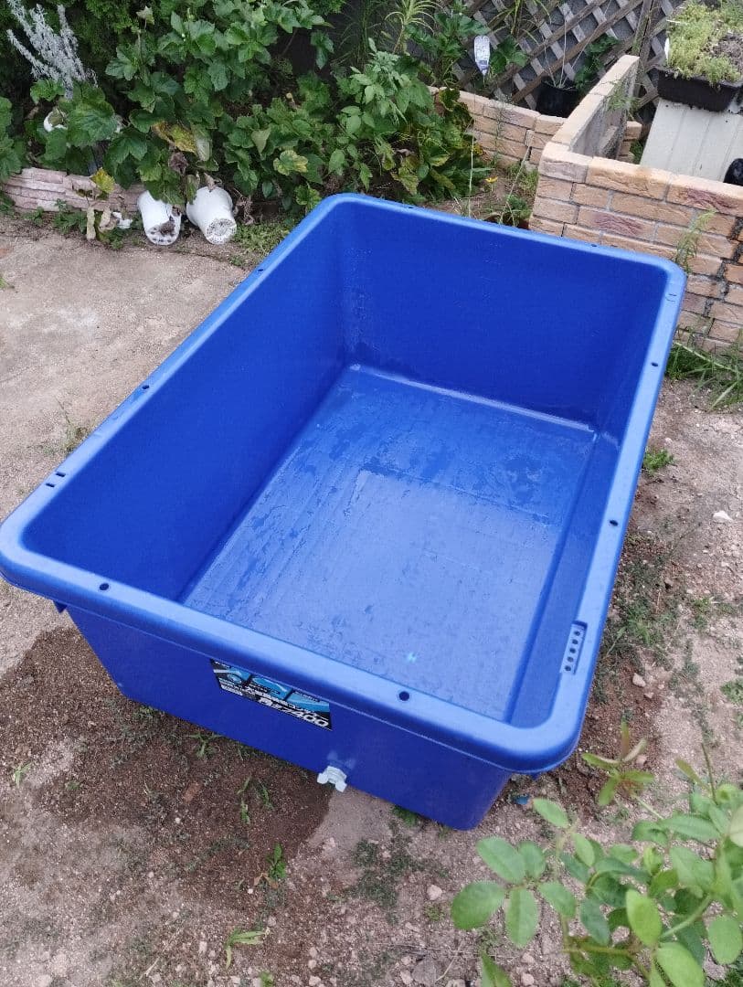 千葉県引き取り限定　角タブ400　大型プラスチック水槽