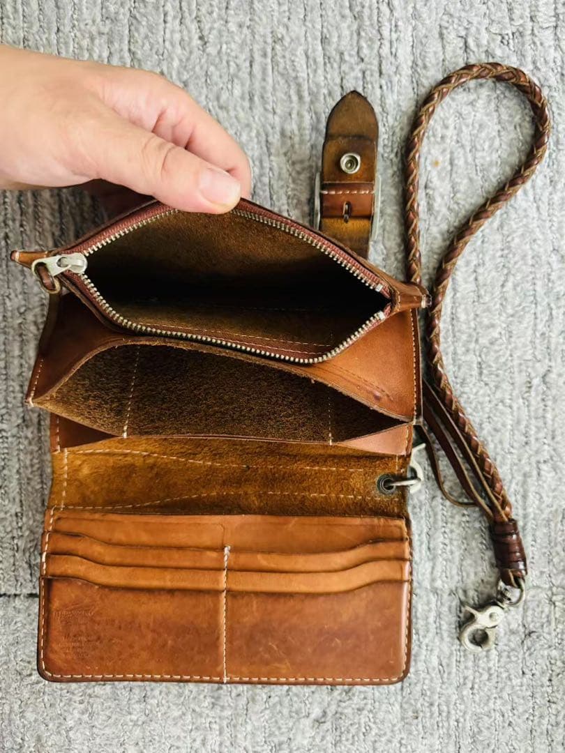 REDWING レザー長財布 ブラウン 本革 本牛革